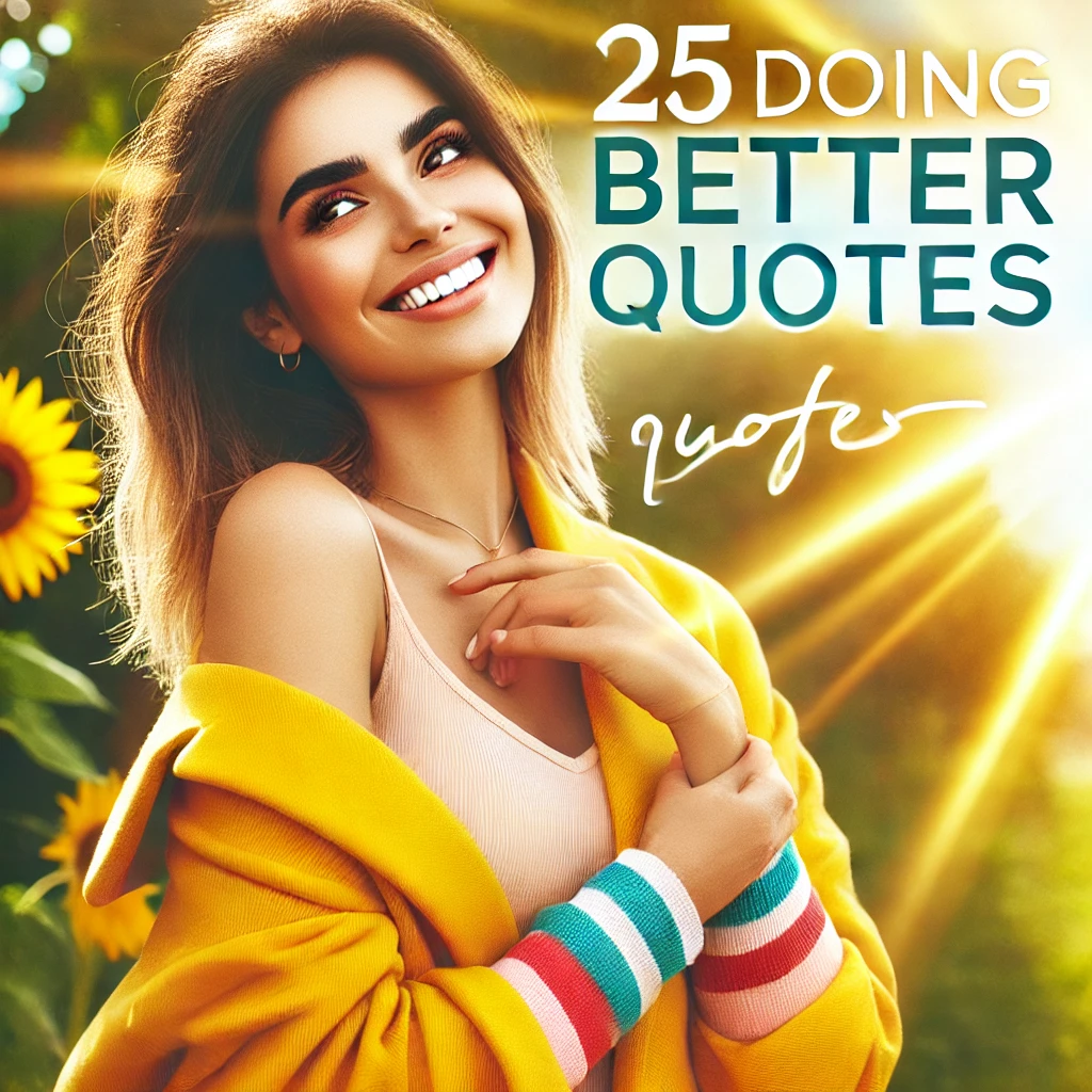 25 Doing Better Quotes