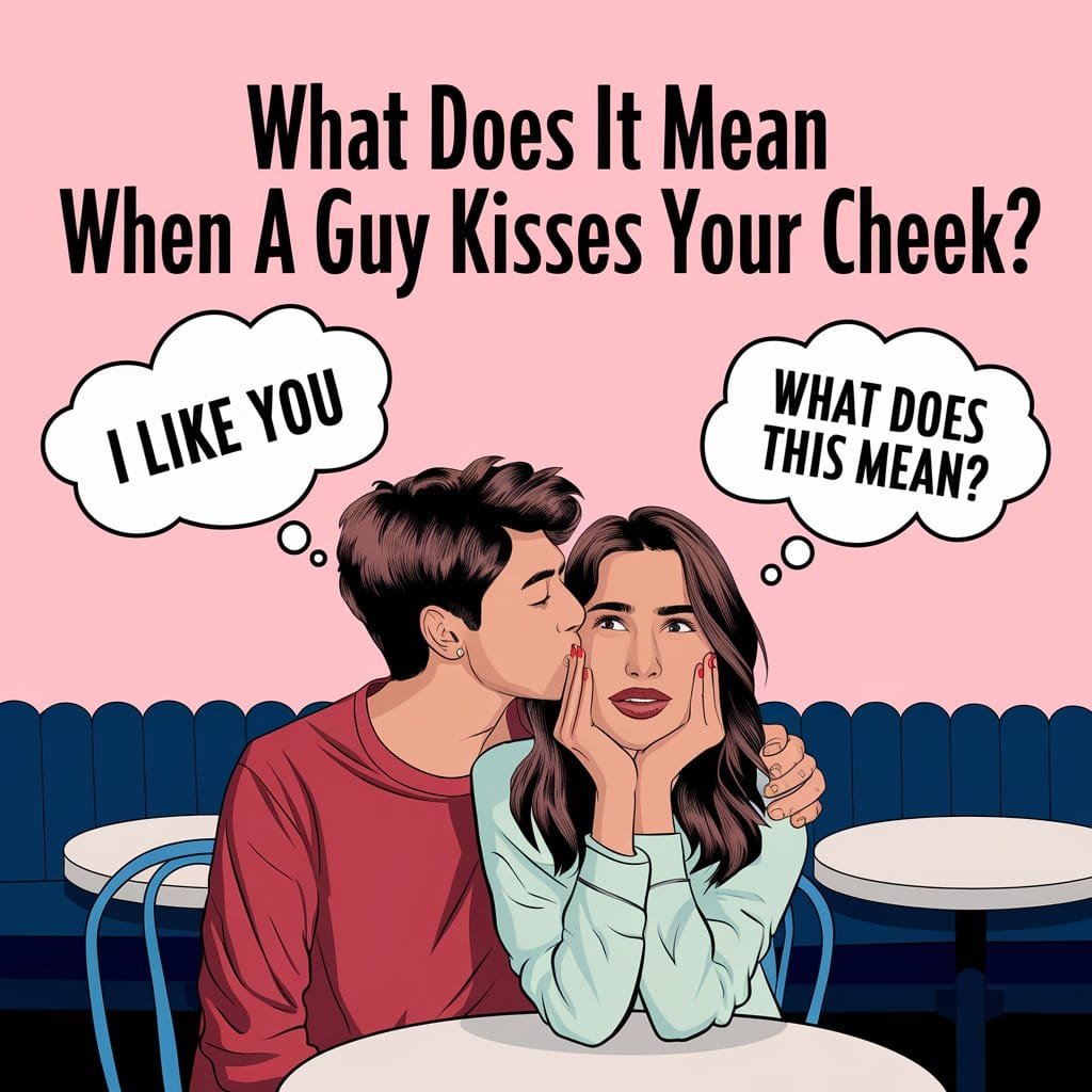 What Does It Mean When A Guy Kisses Your Cheek?