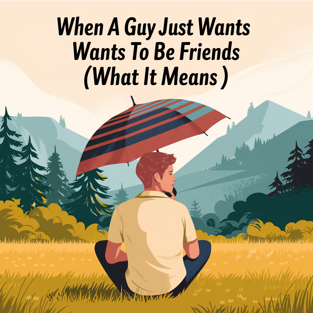 When a Guy Just Wants to Be Friends After Dating