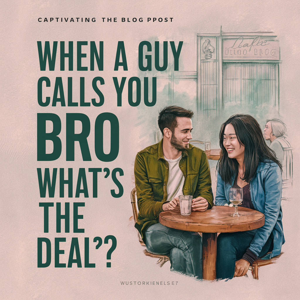 When a Guy Calls You Bro, What’s the Deal?