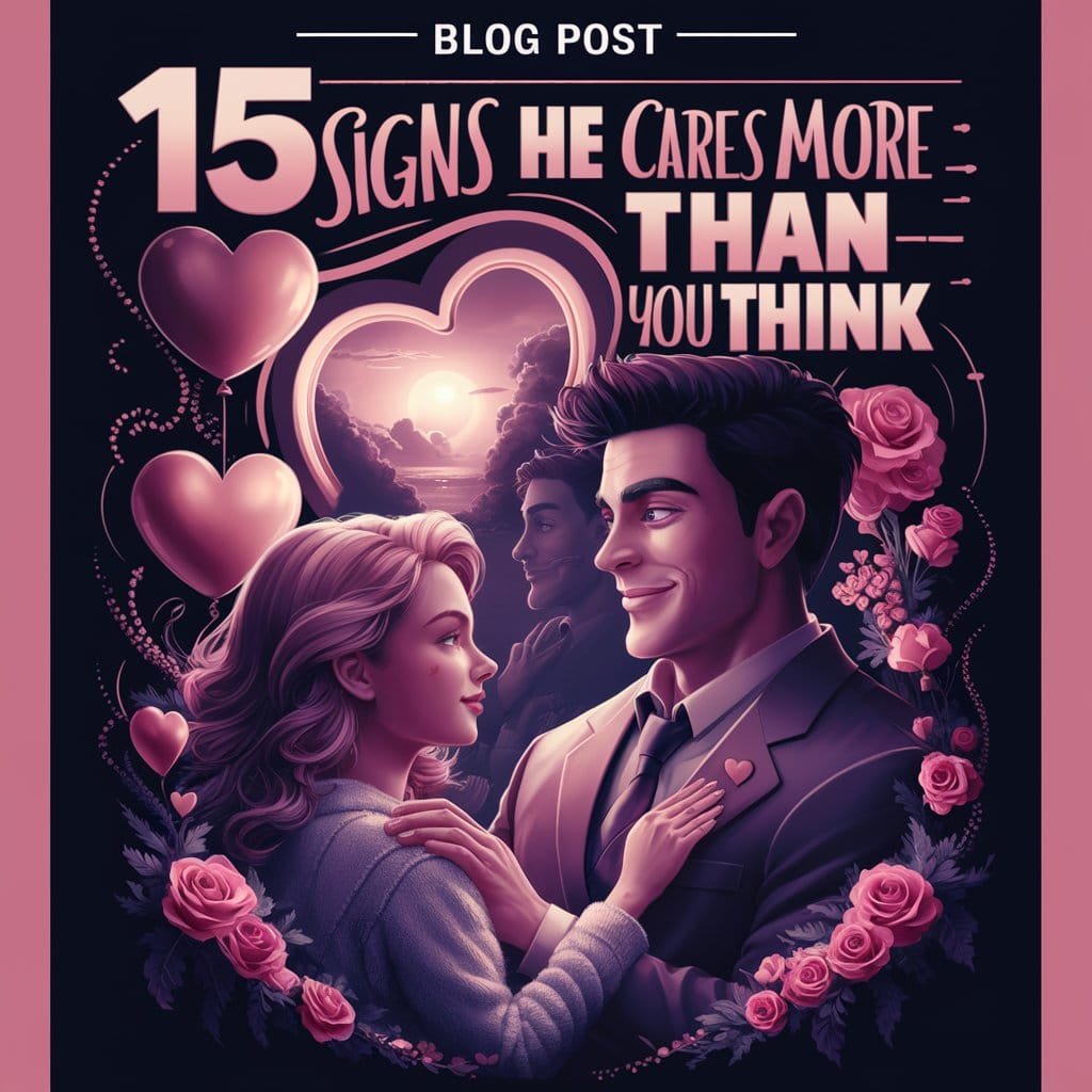 15 Signs He Cares More Than You Think