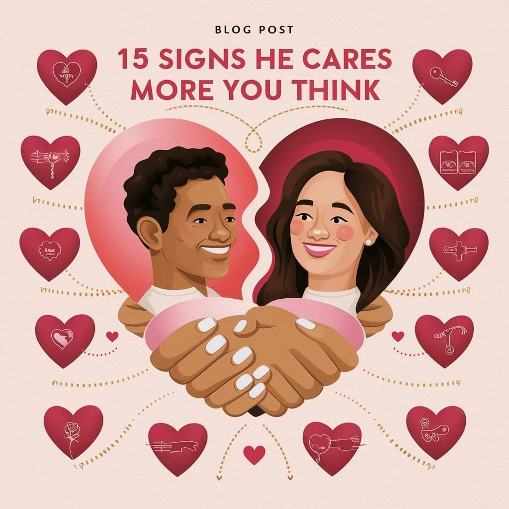 15 Signs He Cares More Than You Think