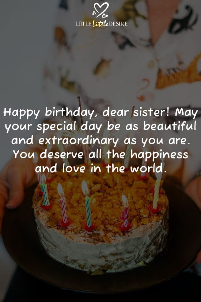 Heart Touching Birthday Wishes For Sister,Birthday Wishes For Sister