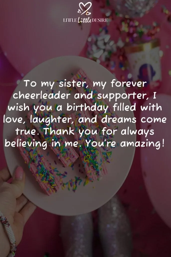 Sister Birthday Wishes