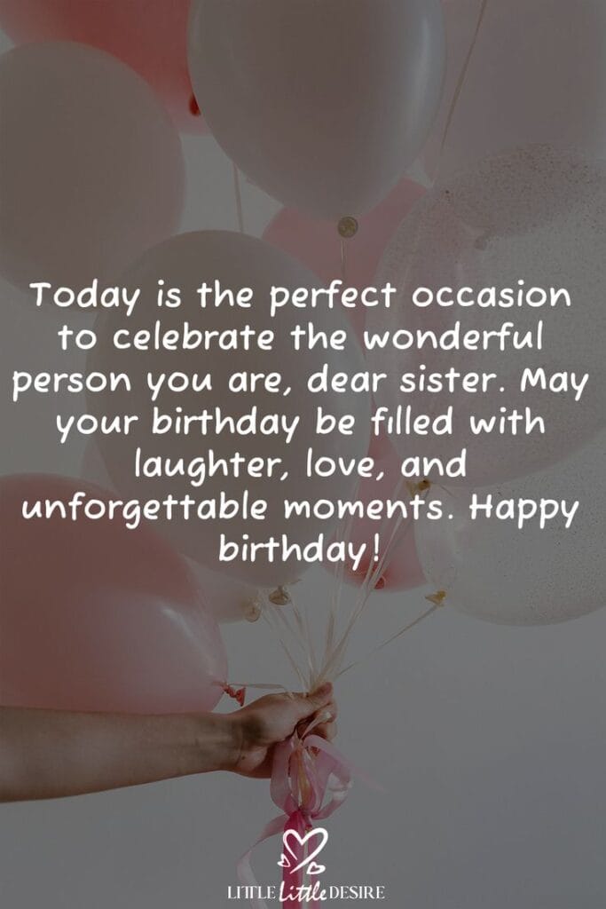 Heart Touching Birthday Wishes For Sister,Birthday Wishes For Sister