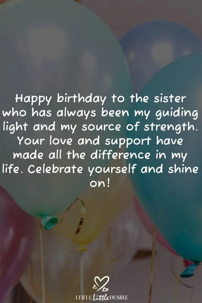 Sister Birthday Wishes