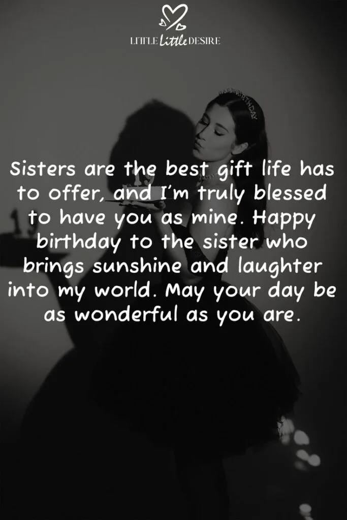 Sister Birthday Wishes