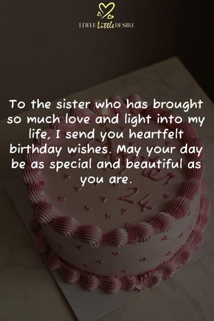 Heart Touching Birthday Wishes For Sister,Birthday Wishes For Sister