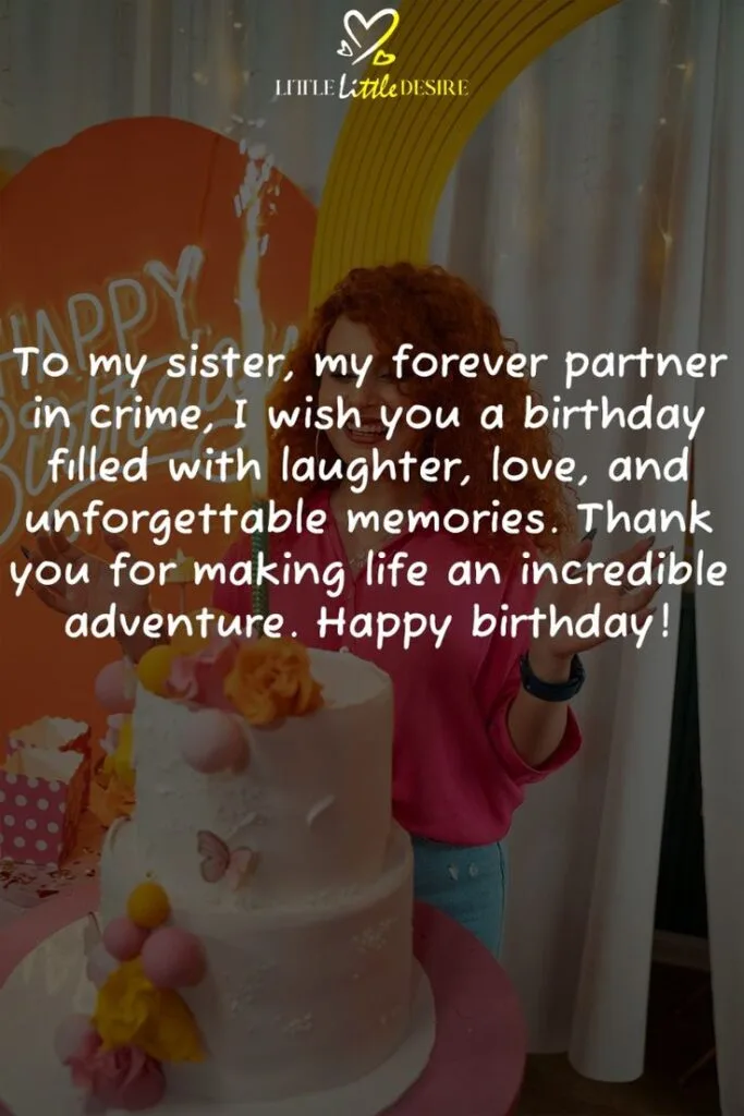 Sister Birthday Wishes