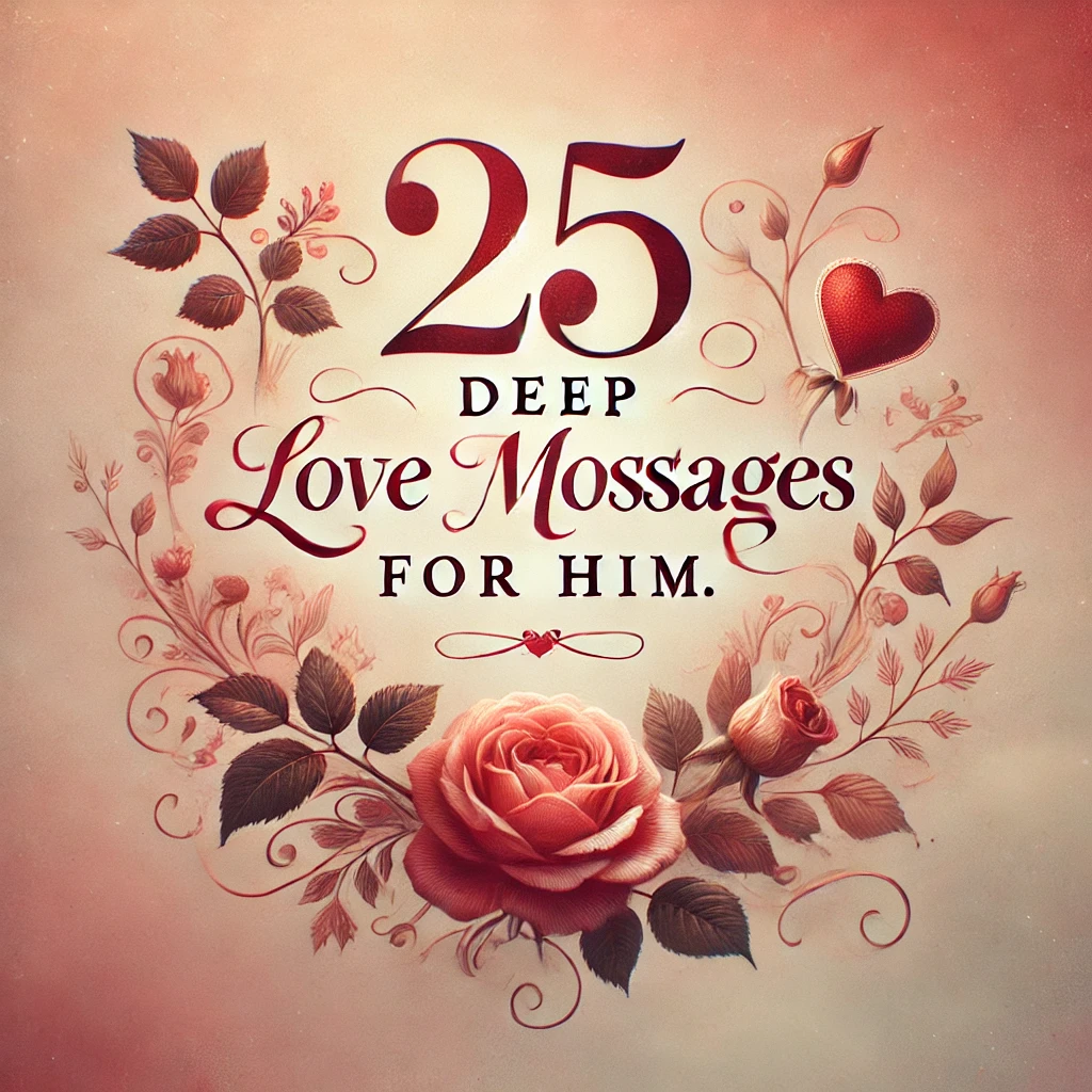 Deep Love Message For Him