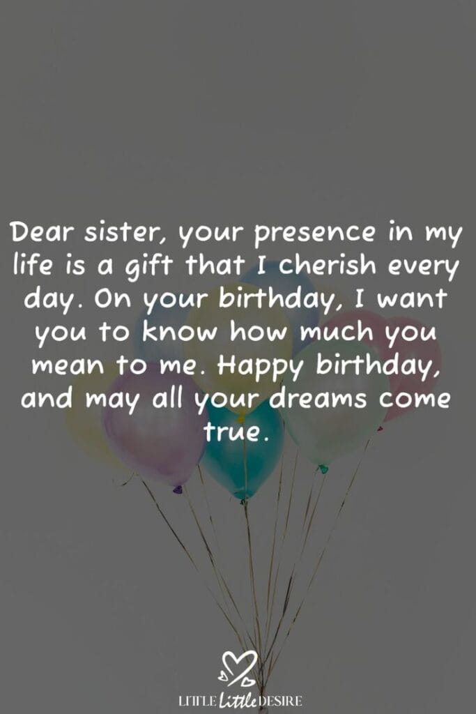 Heart Touching Birthday Wishes For Sister,Birthday Wishes For Sister