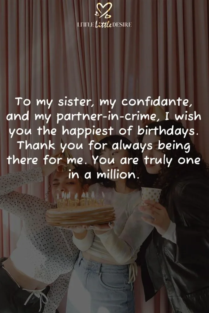 Sister Birthday Wishes