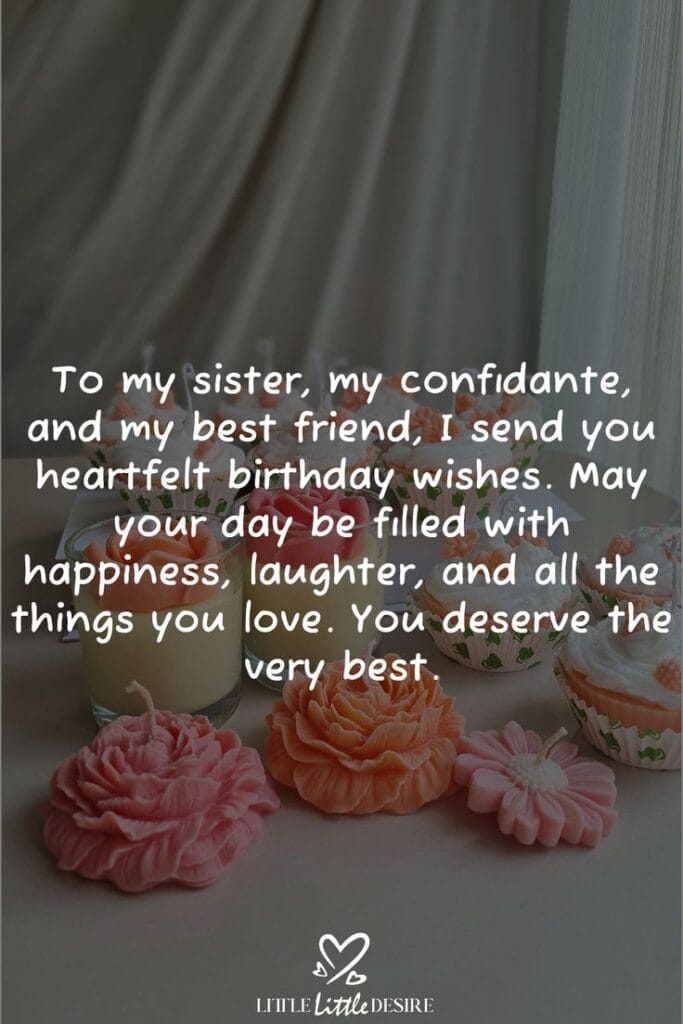 Heart Touching Birthday Wishes For Sister,Birthday Wishes For Sister