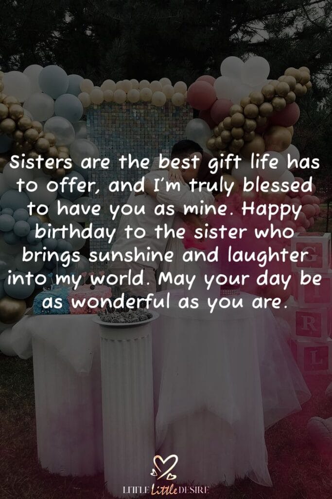 Heart Touching Birthday Wishes For Sister,Birthday Wishes For Sister