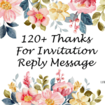 thanks for invitation reply message