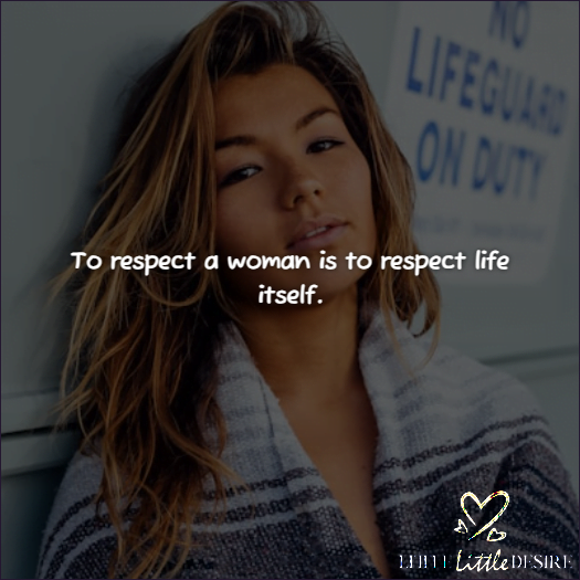 woman respect quotes