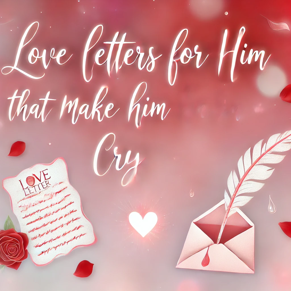 love letters for him that make him cry