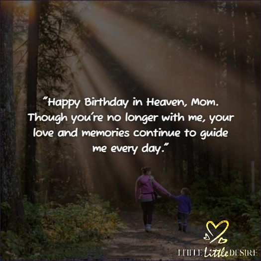 Happy Birthday in Heaven Mom