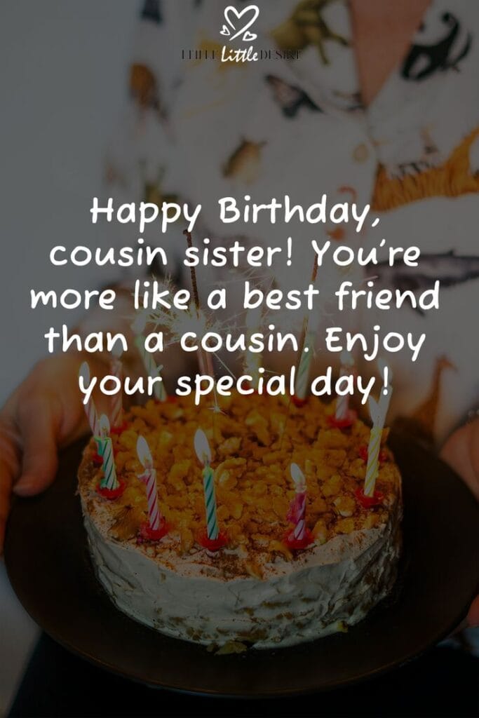 Birthday Wishes For Cousin Sister