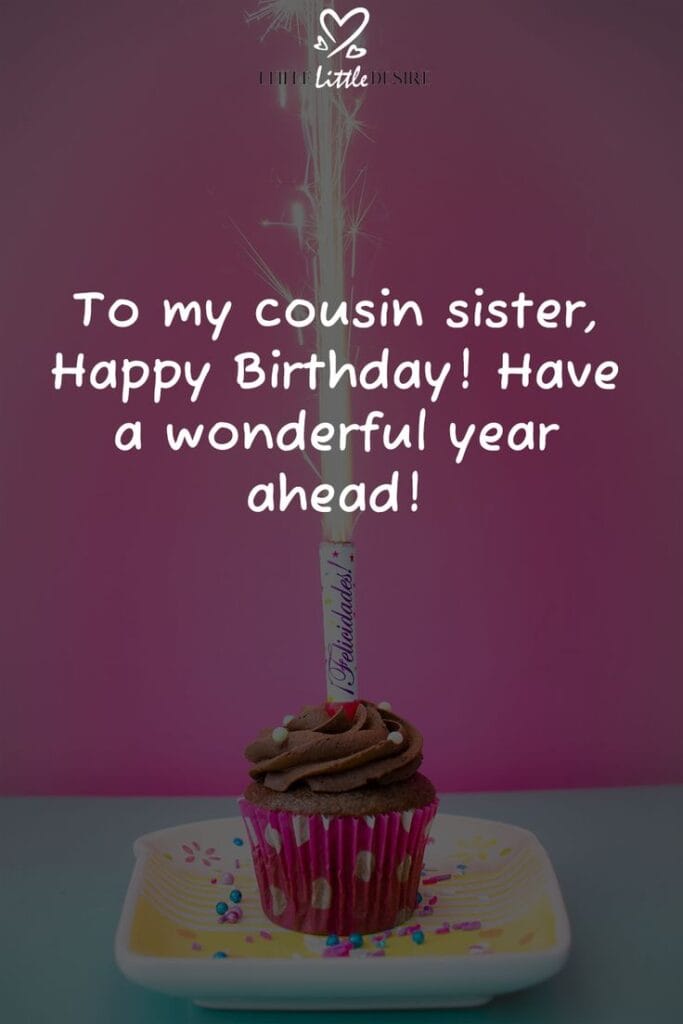 Birthday Wishes For Cousin Sister