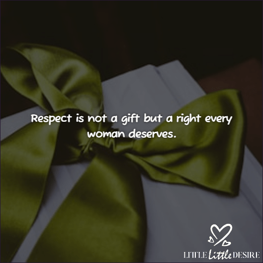 woman respect quotes