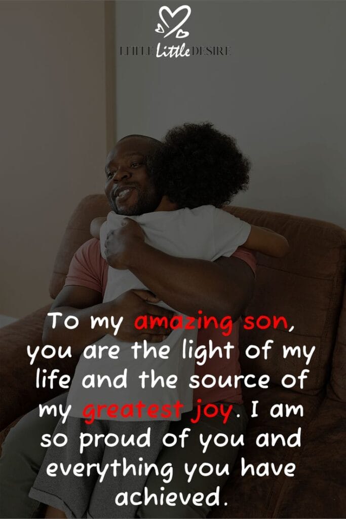 loving words for my son,My Son is My Pride Quotes