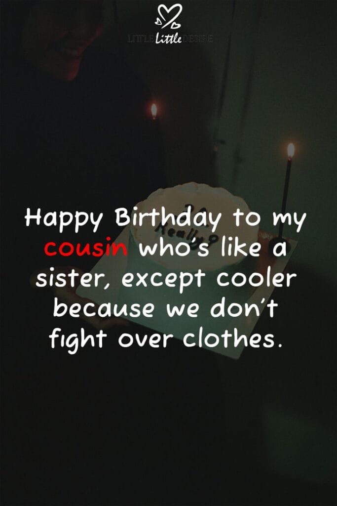 Birthday Wishes For Cousin Sister