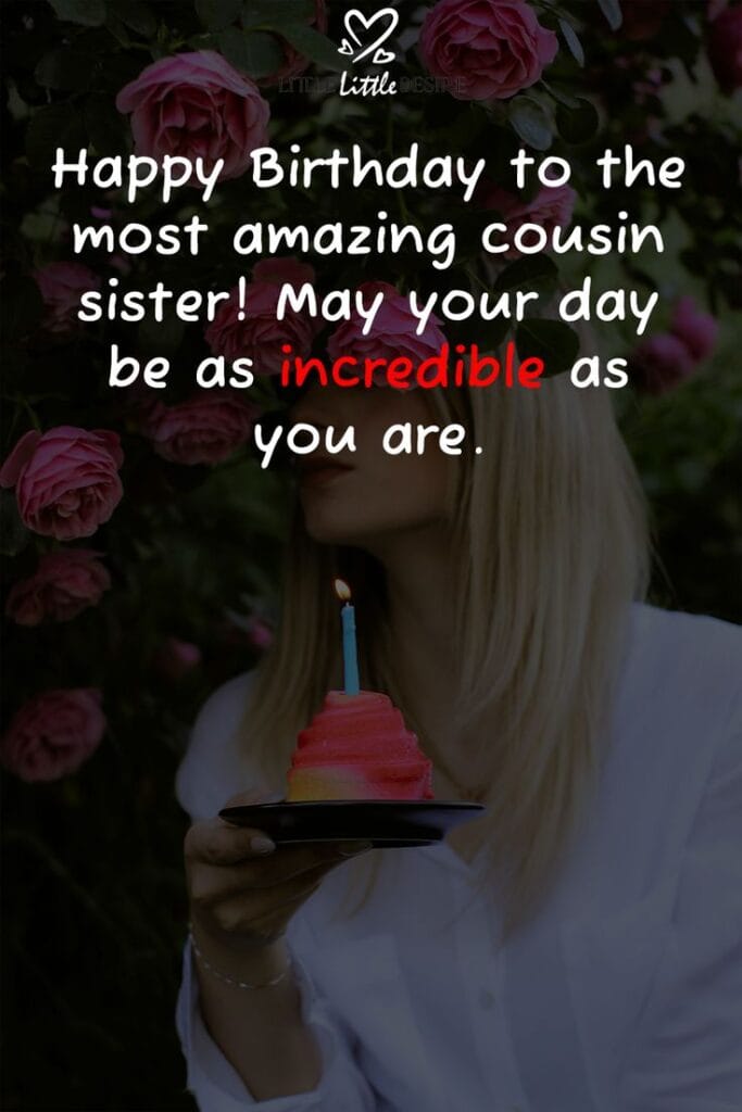 Birthday Wishes For Cousin Sister