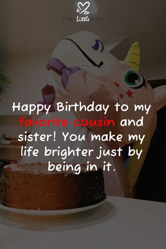 Birthday Wishes For Cousin Sister