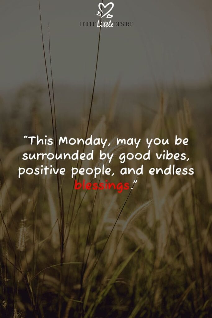 monday morning blessings