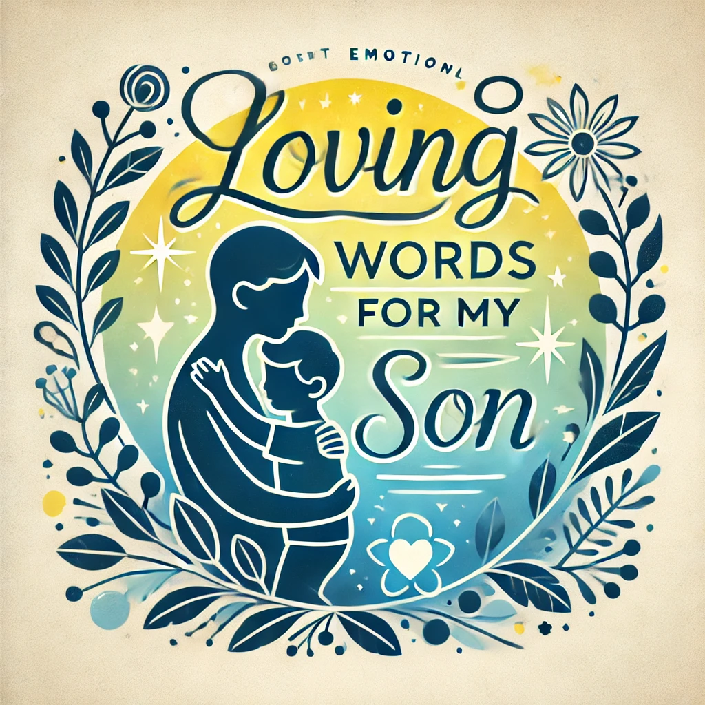 loving words for my son