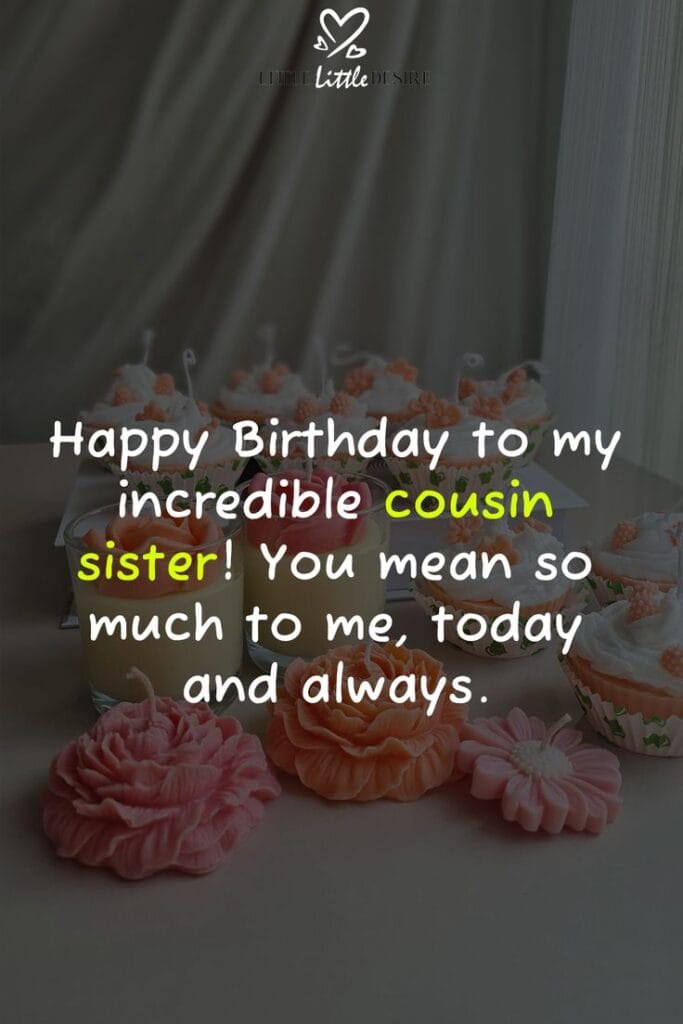 Birthday Wishes For Cousin Sister