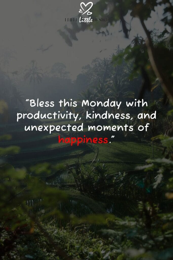 monday morning blessings