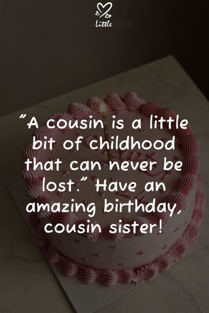 Birthday Wishes For Cousin Sister