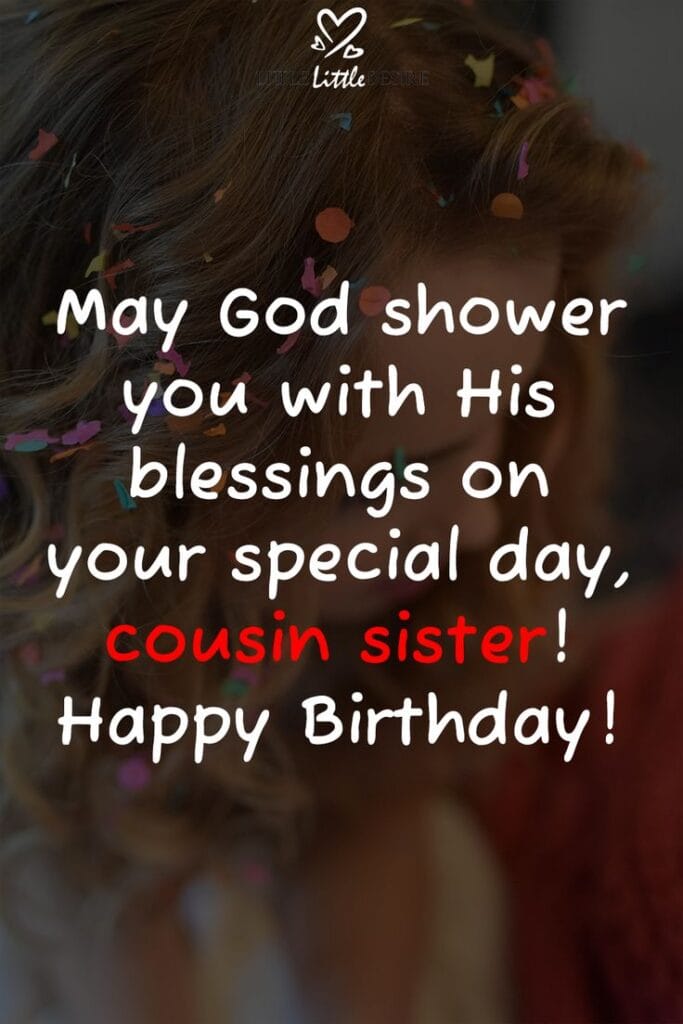 Birthday Wishes For Cousin Sister