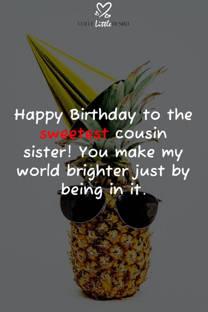 Birthday Wishes For Cousin Sister