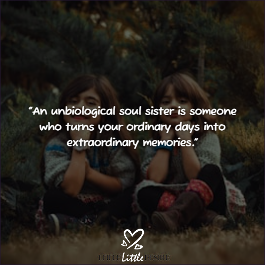 Unbiological Soul Sister Quotes