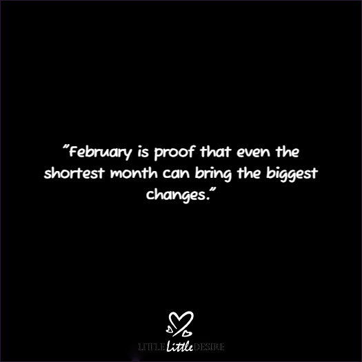 February New Month New Goals Quotes