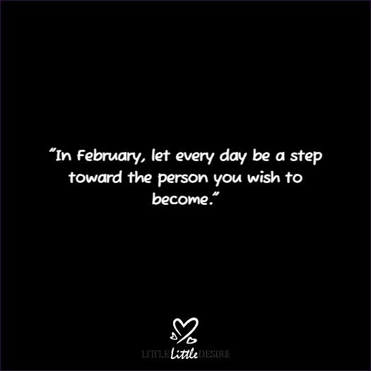 February New Month New Goals Quotes