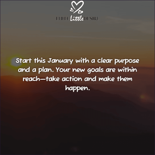 January New Month New Goals Quotes