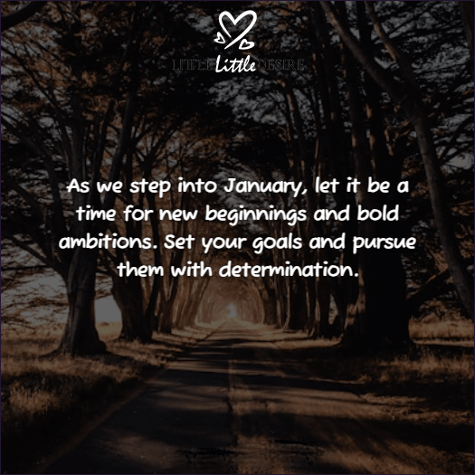 January New Month New Goals Quotes