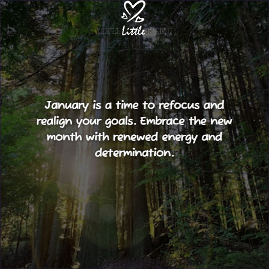 January New Month New Goals Quotes