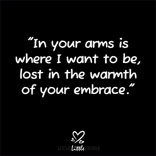 Passionate Cuddle Quote