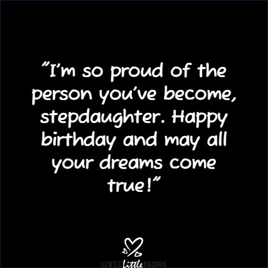 Step Daughter Quotes For Birthday