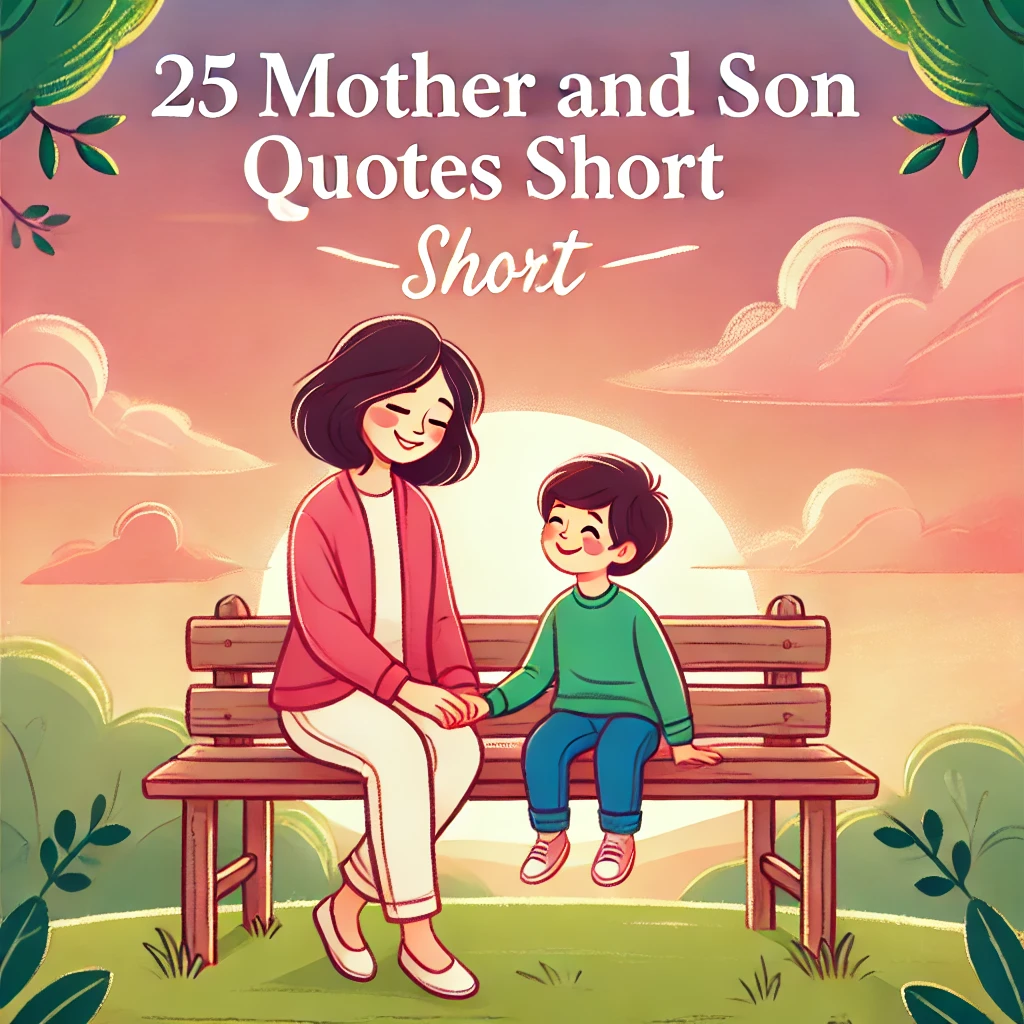 Mother and Son Quotes Short