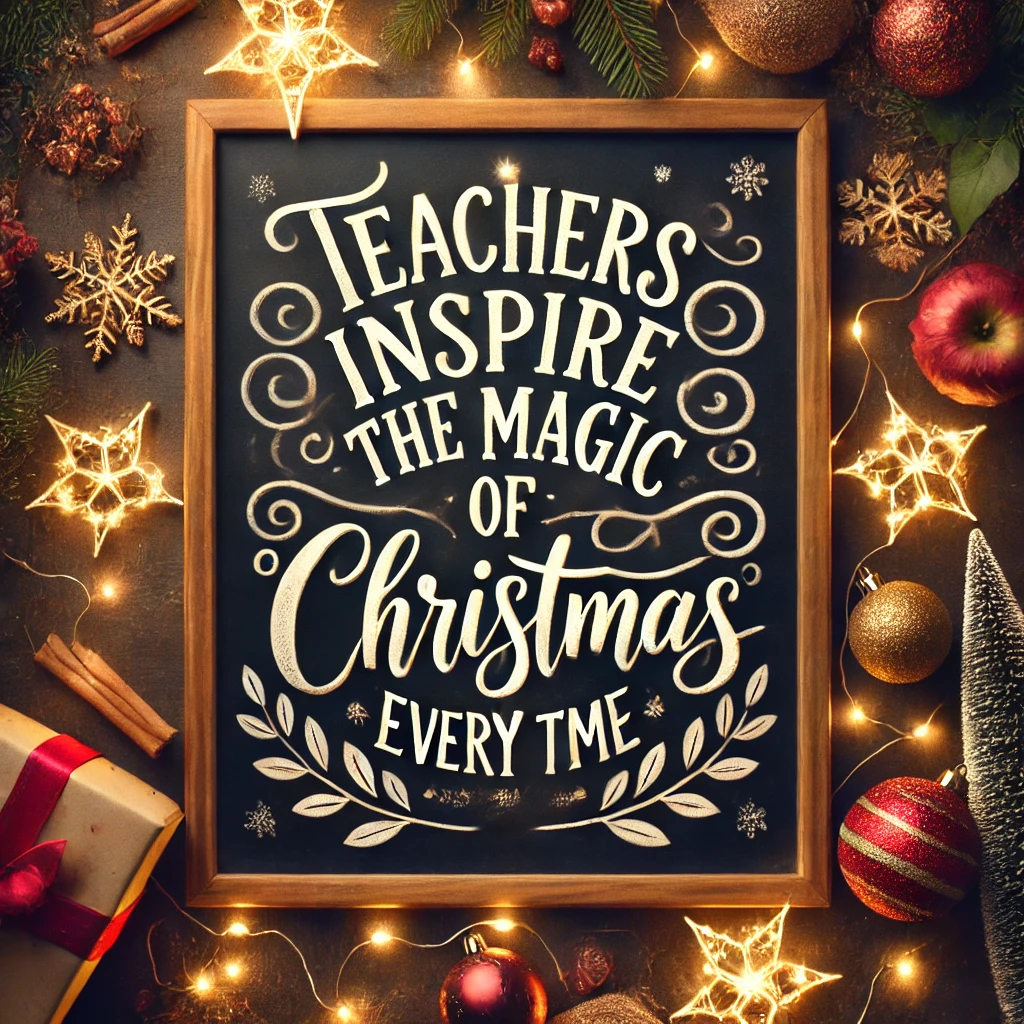 25 Christmas Quotes For Teachers