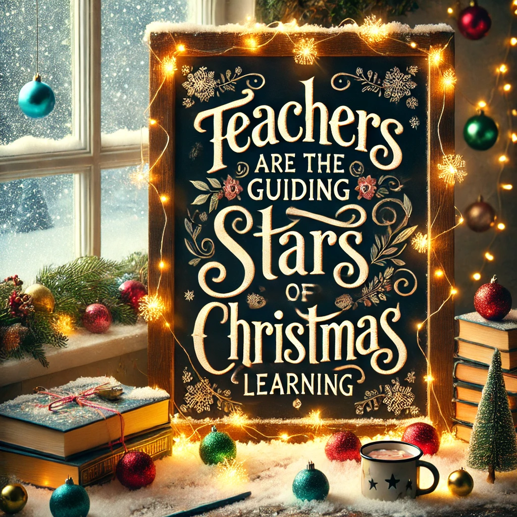 25 Christmas Quotes For Teachers