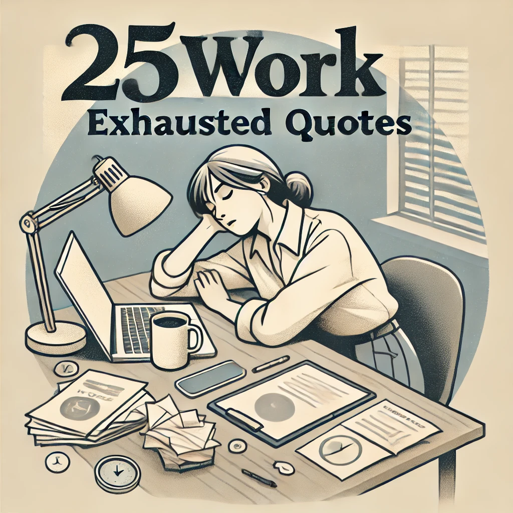 25 Work Exhausted Quotes