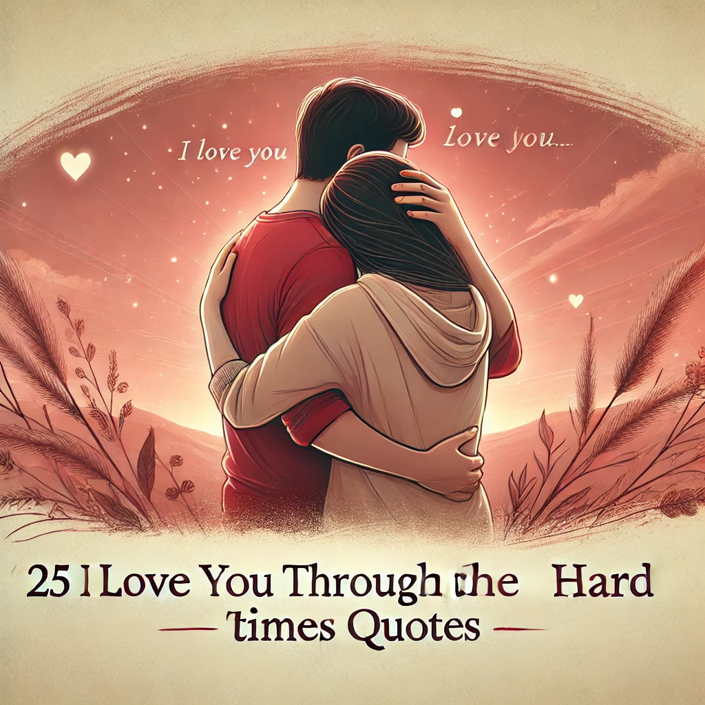 25 I Love You Through the Hard Times Quotes