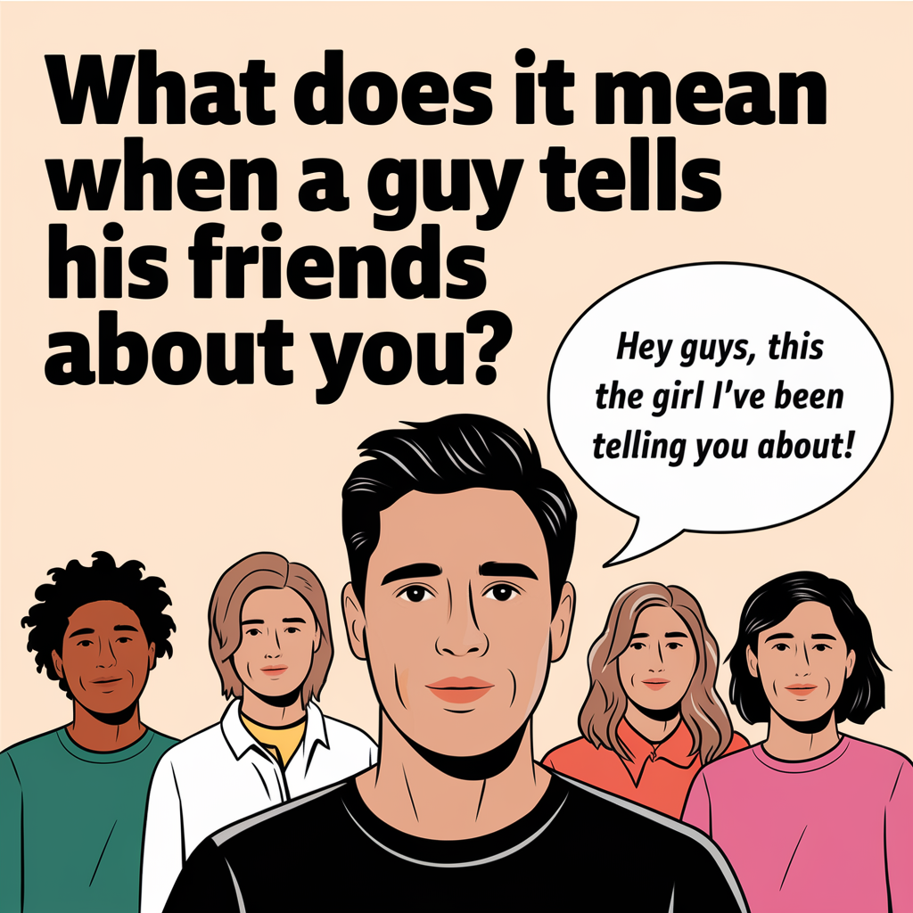 What Does It Mean When A Guy Tells His Friends About You?